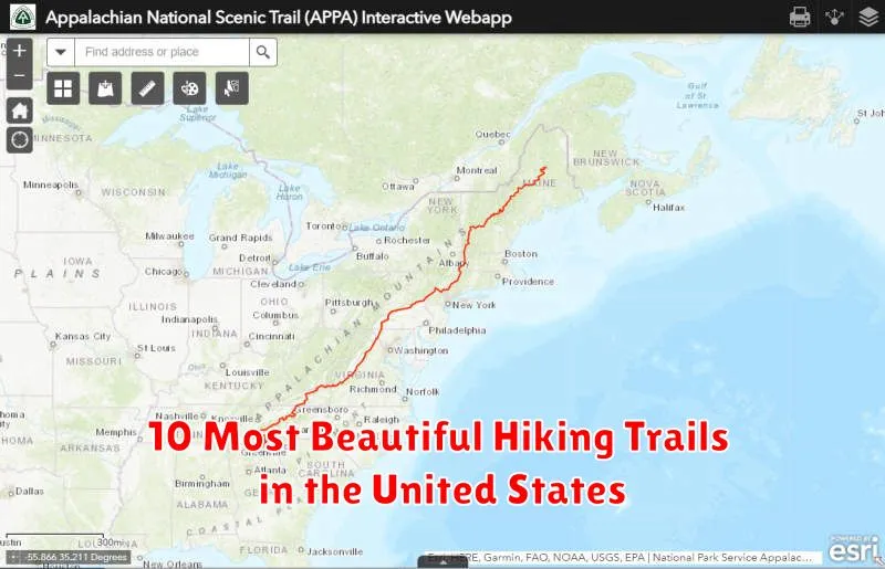 10 Most Beautiful Hiking Trails in the United States