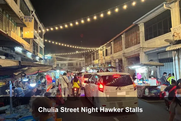 Chulia Street Night Hawker Stalls