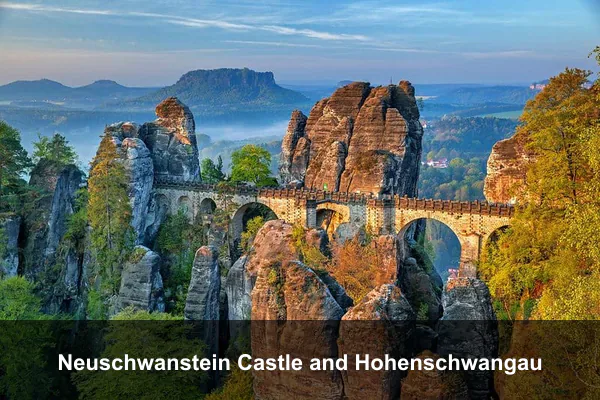 Neuschwanstein Castle and Hohenschwangau