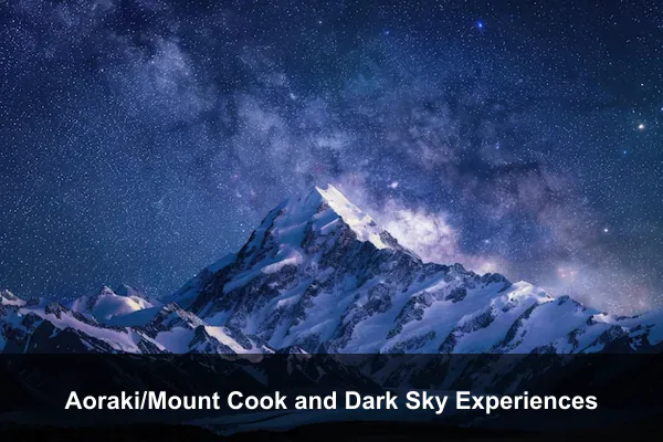 Aoraki/Mount Cook and Dark Sky Experiences
