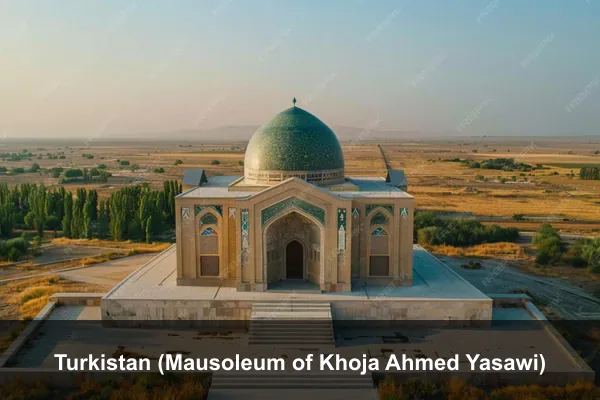 Turkistan (Mausoleum of Khoja Ahmed Yasawi)
