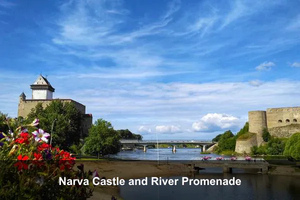 Narva Castle and River Promenade