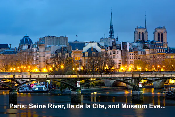 Paris: Seine River, Ile de la Cite, and Museum Evenings